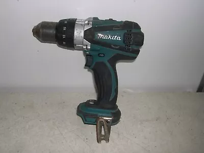 Makita Dhp458 18v Cordless Keyless Chuck Combi Drill Body Only • £34.95