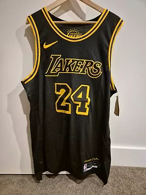 Kobe Bryant Nike Lakers Lore Series Black Mamba City Jersey 48 L • $200