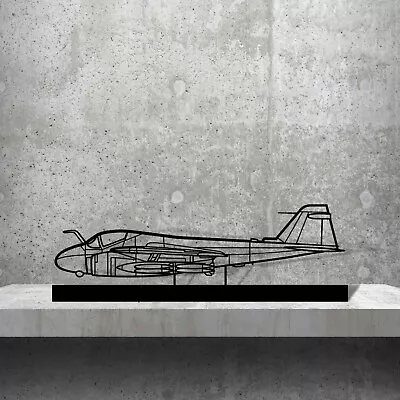 Wall Art Home Decor 3D Acrylic Metal Plane Aircraft USA Silhouette A-6 Intruder • $224.99