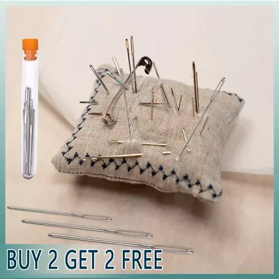 9* Knitters Wool Needles Large Eye For Easy Threading Darning Sewing Tapestry UK • £2.70