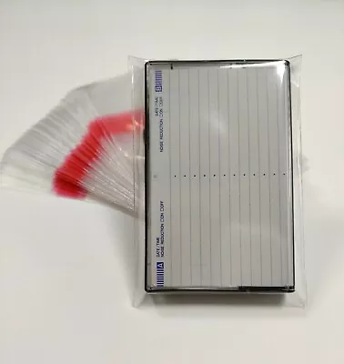 £10.99 • Buy  Cassette Tape Clear Protection Sleeve With Adhesive Tape 10/25/50/100