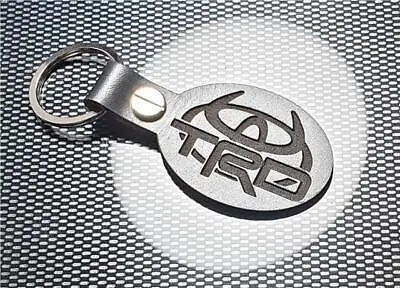 Trd Evil Keyring Black Leather Mr2 Supra Gt86 Celica 4 Runner Hilux Iq Corolla • $24.74