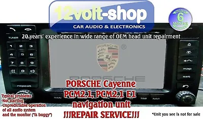 $250 • Buy !!!REPAIR SERVICE!!! PORSCHE CAYENNE Navigation PCM2.1, PCM2.1 E1