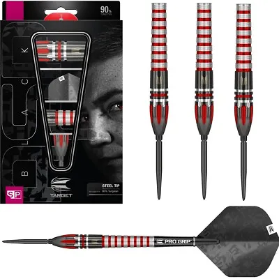 Nathan Aspinall 90% Tungsten Black Swiss Point Steel Tip Darts By Target • £73.94