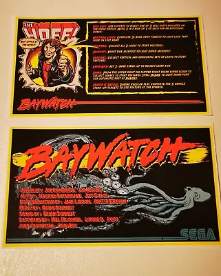 Pinball Card Instructions Baywatch Set Of 2 • $24.76