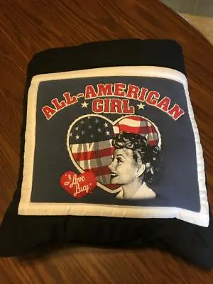 New I Love Lucy All American Girl Quillow (Pillow W/ 6ft Long Quilt Inside!) • $42