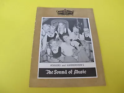 The Sound Of Music Programme Volkswagon Motor 1500 Saloon Amscol Ice Cream Ads • $14.99