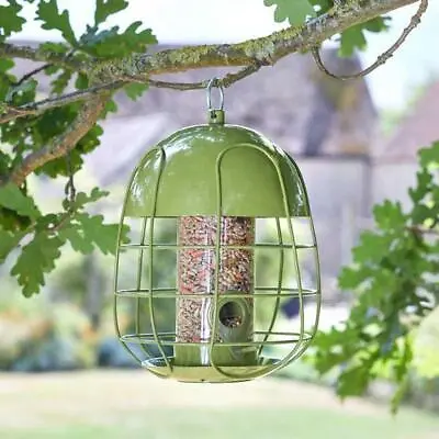 £9.79 • Buy Squirrel Proof Bird Seed Feeder - Chapelwood Green Metal Acorn Design