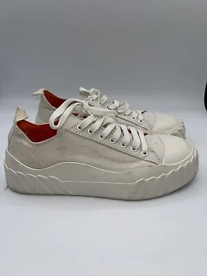 Zara Shoes Platform Sneakers. Color: Cream/White  Size 39 • $29.95