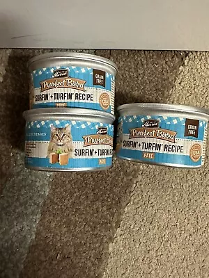 14 Cans Merrick Purrfect Bistro Surfin & Turfin Pate Canned Cat Food  3 Oz • $30.50