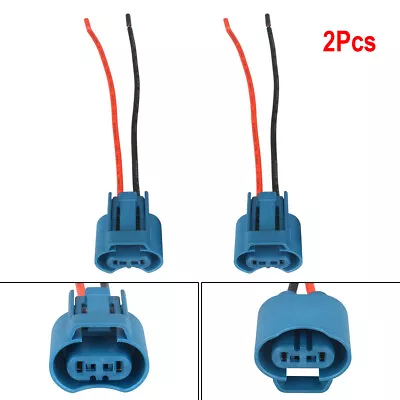 Wire Pigtail Female U 9005 HB3 Two Harness Light Bulb DRL Daytime Socket Plug OE • $9.99