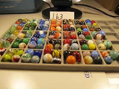 Assortment Of Over 100 Vintage & Modern Marbles-see Photos • $19.95