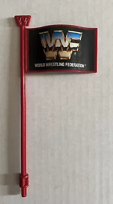 WWF Hasbro Ring Flag King Of The Ring Red • $75