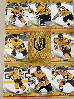 Vegas Golden Knights 2024 Upper Deck Team Pack 1 - Uncut Sheet 8 Cards • $8.99