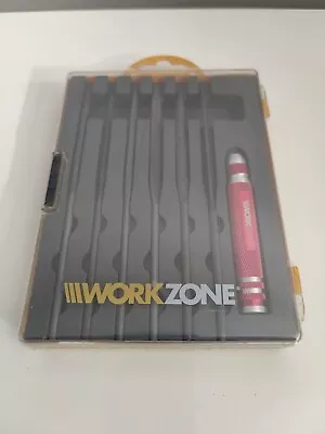 £12 • Buy Workzone 7 Piece Needle File Set Precision Files + Case