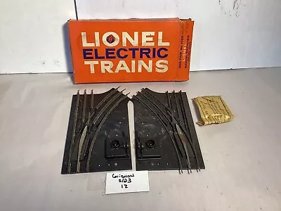 Vintage Lionel Postwar O-27 Manual Switches Set ##1022 Toy Train Track Turnouts • $9.99