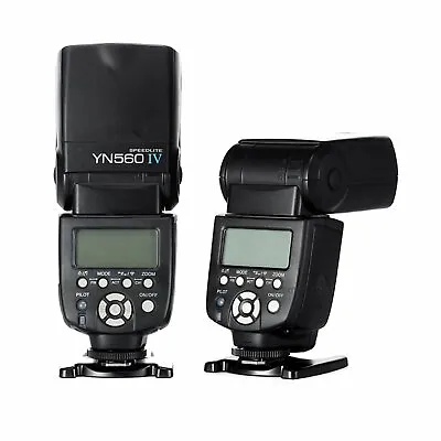 YONGNUO YN560 IV GN58 Wrieless Speedlite Flash Light For Canon Nikon DSLR Camera • £96.99