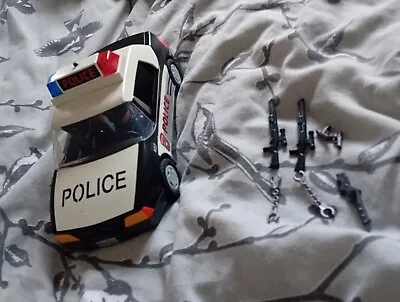 VINTAGE PLAYMOBIL POLICE CAR # 3329 With Two Police Characters  • £10