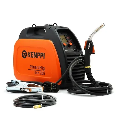 Kemppi™ MinarcMIG EVO 200 Welding Machine 200Amp Synergy LED Inverter Generator • £1666.35