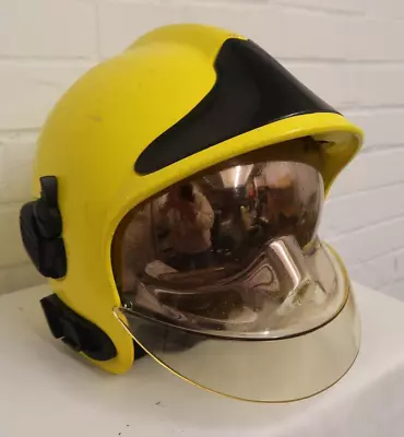 CGF Gallet Fireman Helmet  Size Range: 53-63cm W/ Chin Strap & Visor British • £120