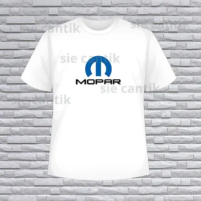 New Shirt Mopar Performance Logo Unisex White T-Shirt Funny Size S To 5XL • $28.49