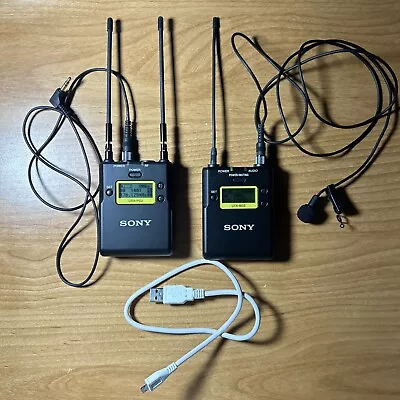£279.22 • Buy Sony Wireless Lavalier Microphone Set (UTX-B03 & URX-P03) With Lavalier