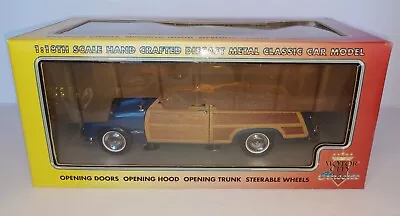 Motor City Classics 60002  1/18 Diecast 1949 Ford Woody Station Wagon W/ Boards. • $39.99