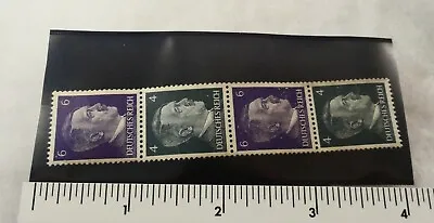 Extremely RARE Strip Of 4 HITLER HEAD Stamps - 4P & 6P MNH • $19.95