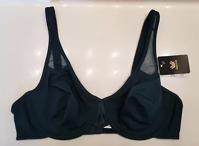 Wacoal Bra Sz 36C Green Minimizer Underwire Unlined Hook/Eye Mesh Lace NWT 65115 • $29.95