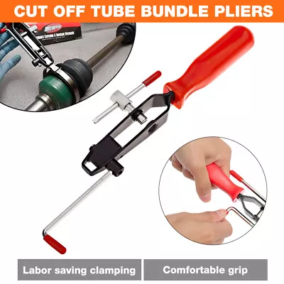 Car CV Joint Boot Clamp Banding Crimper Steel Automotive Tool With Cutter Pliers • $18.99