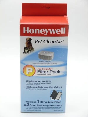 £11.54 • Buy Honeywell HRF-CP2 Pet CleanAir Filter Combo Pack X 3 Prefilter X 1 Hepa Filter