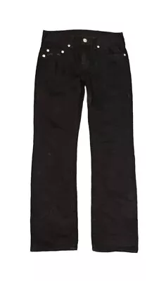 True Religion Men’s Black Straight No Flap Denim Jeans Size 32 X 34 • $35.99