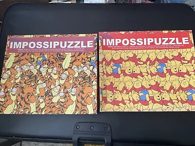 Impossipuzzle  X 2 Winnie The Pooh 550 Pieces Tigger 550 Pieces Used Complete • £9.99