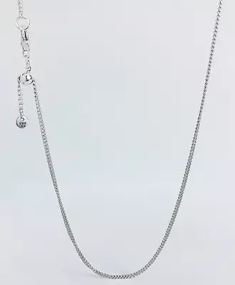 AUTHENTIC Pandora Necklace Silver Sliding Chain Necklace 398283-60 23.6.7 IN • $36.99