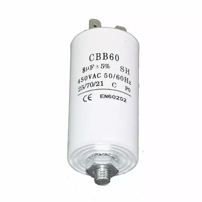£4.50 • Buy UNIVERSAL MOTOR CAPACITOR 8UF Fits Many TUMBLE DRYERS