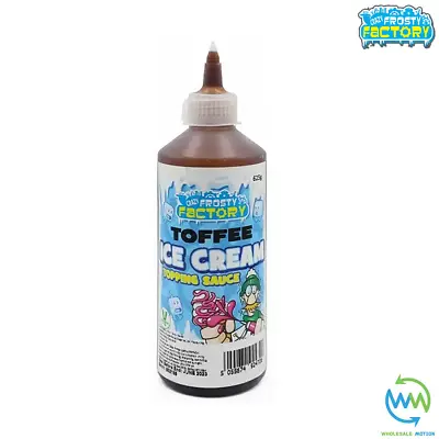 625G Ice Cream SAUCE Topping CRAZY FROSTY FACTORY Multiple FLAVOURS Syrup BOTTLE • £6.99