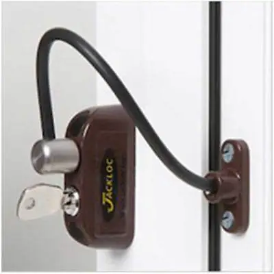 Jackloc Pro-5 Key Locking Window Restrictor Brown (JACKB) • £28.30