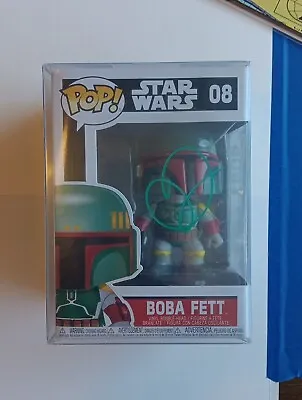 Star Wars Boba Fett Signed By Daniel Logan COA - FUNKO POP! POP Protector • £72.29