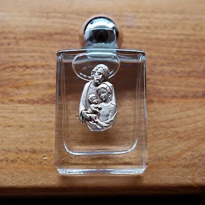 £3.99 • Buy Blessed Holy Water - Blessed By Priest - Holy Family & SOLID Glass Bottle