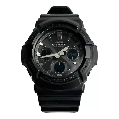 Casio Men's Watch G-Shock World Timer Tough Solar GAS100B-1A Need New Battery • $49.99