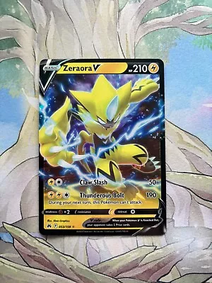 Pokémon TCG Zeraora V Crown Zenith 053/159 Holo Ultra Rare • £1