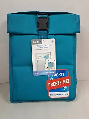 PackIt Freezable Rolltop Lunch Bag Green • $17.99