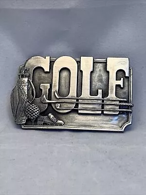 Vintage Heavy Golfing Siskiyou Belt Buckle (2074) • $12.50