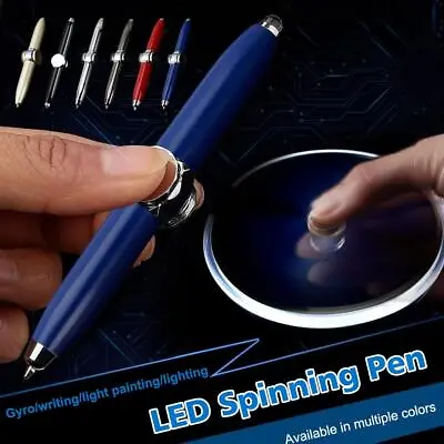 Fidget Spinner LED Light Up Pen Sensory Toy Autism ADHD Relief Kids SALE P6X2 • £2.87