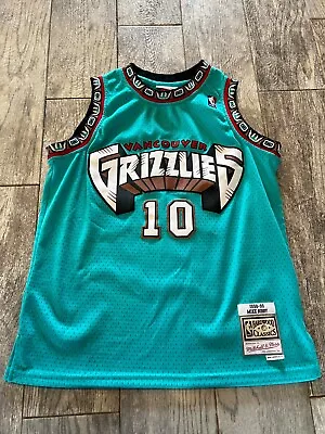 Mitchell & Ness Basketball Jersey NBA Youth Large Grizzlies BIBBY Hardwood HWC • $71.32