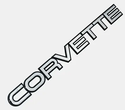 1984 - 1996 For Corvette Rear Bumper Emblem Script Letters C4 Badge Chrome 1pc • $186.89