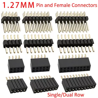 Single/Double Direct Pin&Socket Dual Vertical SMD Pin & Socket Connectors 1.27mm • $2.99