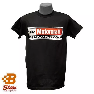 Ford Motorcraft Racing Logo Mens Black Short Sleeve Tee Shirt • $14.99