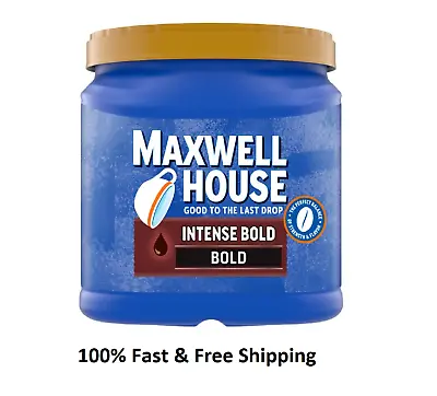 Maxwell House Intense Bold Dark Roast Ground Coffee 26.7 Oz Canister • $11.61