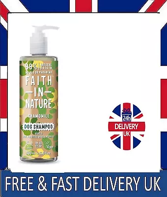 Natural Chamomile Dog Shampoo Vegan And Cruelty Free No SLS Or Parabens Free UK • £6.89